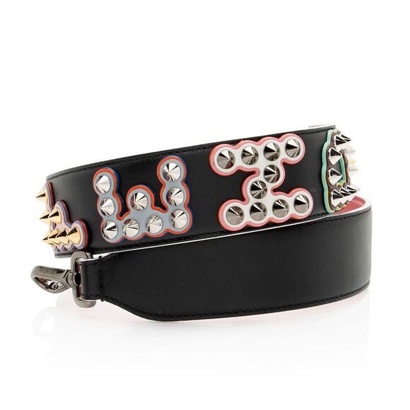 Fendi Leather Studded Fun Fair Strap You Shoulder Strap - Picture 1 of 6